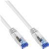InLine - Cavo patch - da RJ-45 (M) a RJ-45 (M) - 1,0 m - SFTP, PiMF - CAT 6a - senza alogeni, senza ganci, a trefoli, stampato