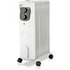 Big Buy Cooking HAEGER radiatore ad olio 9 alette termostatate, risparmio energetico, convettore, riscaldatore elettrico, 2000 W, 3 livelli di riscaldamento, 4 rotelle scorrevoli, protezione da surriscaldamento, termostato