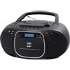 Trevi CMP 576 DAB Digitale 3 W DAB, DAB+, FM Nero Riproduzione MP3