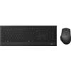 Rapoo 9500M - Set tastiera e mouse - senza fili - 2,4 GHz, Bluetooth 4.0, Bluetooth 3.0 - QWERTZ - tedesco