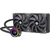 Thermaltake TOUGHLIQUID 280 ARGB Sync - Sistema di raffreddamento a liquido per processori - Dimensioni del dissipatore: 280 mm - (per: LGA1156, AM2, AM2+, LGA1366, AM3, LGA1155, AM3+, LGA2011, FM1, FM2, LGA1150, LGA2011-3, LGA1151, AM4, LGA2066, …