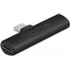 DELOCK Adapter USB Type-C zu 2 x USB Type-C PD schwarz