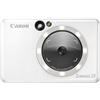 Canon Zoemini S2 - Fotocamera digitale - Fotocamera compatta con stampante di foto istantanee - 8,0 MPix - NFC, Bluetooth - Bianco perla