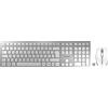 CHERRY DW 9100 SLIM - Set tastiera e mouse - senza fili - 2,4 GHz, Bluetooth 4.2 - QWERTZ - Tedesco