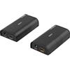 Deltaco HDMI-221 Trasmettitore e ricevitore AV trasmettitore AV Nero