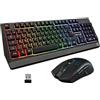 THE G-LAB Tastiera e mouse wireless Combo Pack Tungsten AZERTY ($44,99)