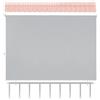 Relaxdays tenda laterale relaxdays grigio 140,0 x 180,0 cm