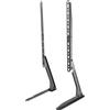 Deltaco Supporto TV da tavolo 2370" 50kg regolazione verticale dell'altezza VESA