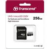 TRANSCEND USD350V 256GB microSD c/adp