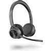 POLY Voyager 4320 UC Auricolare Wireless A Padiglione Ufficio USB tipo A Bluetooth Nero