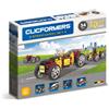 Clics Toys Clicformers Set di auto da corsa, 10 in 1, 34 pezzi