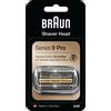 Braun Testina per Rasatura Braun Series 9 81747657 Compatibile Con Rasoio Elettrico Series 9 Pro Series 9 Argento