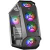 Mars Gaming Premium Mc51 Rgb Crystal Pc-tower case Nero Nero Taglia Unica