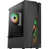 Aerocool WAVEBKV3 - PC - Nero - ATX - micro ATX - Mini-ITX - ABS - SPCC - Rosso/Verde/Blu - 15,8 cm (ACCM-PV35143.11)
