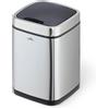 DURABLE Cestino con sensore NO TOUCH 6L, Argento, 342023