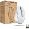 Logitech MX Anywhere 3 for Business - Mouse - Laser - 6 pulsanti - Senza fili - Bluetooth, 2,4 GHz - Ricevitore USB Logitech Logi Bolt - Grigio pallido