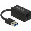 Delock 66039 DELOCK USB Typ-A Adapter zu Gigabit LAN kompakt schwarz