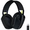 Logitech Lightspeed G435 - Auricolare - circumaurale - Bluetooth / radiofrequenza 2,4 GHz - senza fili - nero