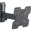 Vogel`s Vogel's Comfort TVM 3225 - Kit di montaggio (staffa, adattatore VESA, coperchio) - per schermo piatto (full-motion) - nero - dimensioni schermo: 48,3-109,2 cm (19"-43") - montaggio a parete