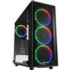 Sharkoon 4044951034840 Sharkoon Gehäuse TG4M RGB ATX 1xGlas schwarz