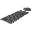 Dell Set tastiera e mouse Dell Multi-Device KM7120W・ (KM7120W-GY-FR)