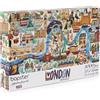 Click Europe bopster Puzzle da 1000 pezzi London City in cartone riciclato al 100% per adulti, ragazzi e bambini, dimensioni 70 x 50 cm