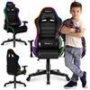 huzaro "Ranger" 6.0 Sedia per bambini Sedia da gioco Sedia da ufficio Sedia da scrivania Braccioli regolabili Design ergonomico Cuscino per il collo Cuscino lombare RGB
