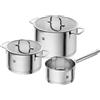 ZWILLING Set di pentole ZWILLING, 3 pezzi | rotonde | in acciaio inox
