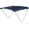 Osculati Tettuccio bimini a 4 archi, 220/230 cm, blu navy, per barche a motore Osculati 46.918.18
