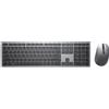 DELL KM7321W tastiera Mouse incluso Office RF Wireless + Bluetooth QWERTY Grigio nordico, titanio