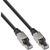 InLine - Cavo patch - da RJ-45 (M) avvitabile a RJ-45 (M) avvitabile - 40,0 m - 7,6 mm - UTP - CAT 6a - senza alogeni, senza