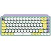Logitech POP Keys - Tastiera - senza fili - Bluetooth LE, Bluetooth 5.1 - QWERTY - Pan-Nordico - Tastiera: marrone tattile - Daydream