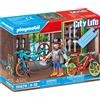 PLAYMOBIL City Life 70674 Set regalo "Officina di biciclette elettriche", da 4 anni