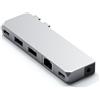 Satechi USB-C Pro Hub Mini 6-in-2 Argento USB-C 6 in 2