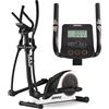 Zipro Hulk Magnetic cross trainer per la casa fino a 150 kg - cyclette ellittica a 8 livelli di resistenza con computer misura la frequenza cardiaca