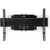 Nedis Supporto a parete per TV inclinabile e girevole | 37-80" | Peso massimo dello schermo supportato: 35 kg | Inclinabile | Ruotabile | Distanza minima dalla parete: 55 mm | Distanza massima dalla parete: 330 mm | 6 snodi | Acciaio | Nero