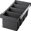 BLANCO FLEXON II LOW 90/4, plastica, lamiera d'acciaio, 900 mm sottodimensionato