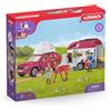 Schleich® 42535 Schleich® Horse Club 42535 Abenteuer mit Auto und Pferdeanhänger Spielfiguren-Set