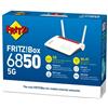 AVM FRITZ!Box 6850 5G INT. Modem LTE, router WLAN (max. 866 Mbit/s) & sistema telefonico IP