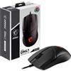 MSI Gear MSI S12-0400D20-C54 Maus MSI Clutch GM41 Lightweight V2 Gaming Maus, Black, USB