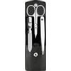 ZWILLING astuccio per manicure Classic Inox 3 pezzi in pelle nera