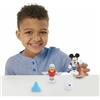 THE LITTLE BLACK BOX Mickey, 2 personaggi snodabili da 7,5 cm con accessori, tema calcio, giocattolo per bambini dai 3 anni in su, MCC042