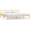 vidaXL Letto in legno massiccio di pino 180x200 cm