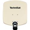 TechniSat Antenna offset TECHNISAT 33 cm in alluminio V/H-LNB beige DIGIDISH 33 V/H-LNB BEIGE