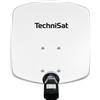 TechniSat Antenna offset TECHNISAT 33 cm in alluminio V/H-LNB ws DIGIDISH 33 V/H-LNB BIANCO POLARE