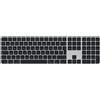 Apple Tastiera Apple Magic Keyboard con Touch ID e tastierino numerico Argento-Nero Inglese Internazionale Wireless