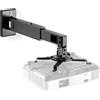 Nedis Supporto per proiettore Nedis - completamente mobile - 15 kg - ruotabile - inclinabile - acciaio - nero