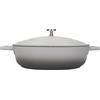 Master Class Casseruola bassa, 28 cm, 4 L, alluminio fuso, Grigio Ombre - MasterClass