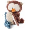 Nici Gufo Oscar con testa ruotabile in peluche 50 cm Multicolore Taglia unica