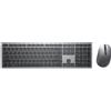 DELL KM7321W Tastiera Mouse incluso Office RF Wireless + Bluetooth QWERTY UK English Grigio, Titanio (580-AJQO)
